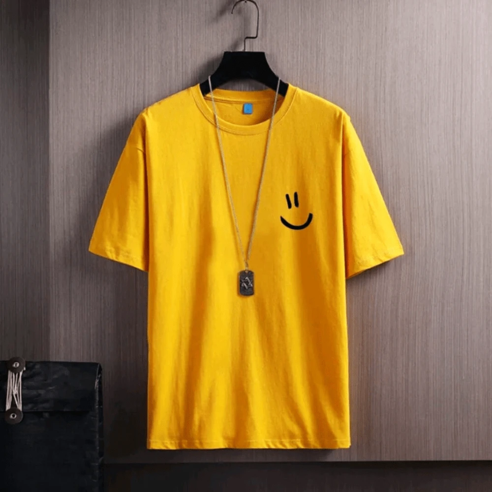 Men T-Shirts - Màu vàng - Xem 1