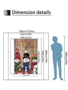 1 Miếng Bằng gỗ & Người tuyết & In Chăn nỉ Flannel , Ấm áp Và Thân thiện Đối với Nhà  Sofa Và Giường - Nhiều màu - Xem 5