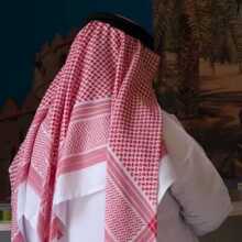 1款阿拉伯男士遮頭巾帽子,適用於迪拜、沙烏地阿拉伯和阿拉伯聯合國旅行,方形絲巾頭巾