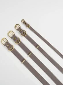 Premium Không thấm nước Và Vòng cổ chó - Kết Cấu Da , Thoải mái Và Dễ Đến Lau sạch - Hoàn hảo Đối với Nhỏ bé , Trung bình Và Lớn - Cà phê nâu - Xem 6