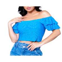 Women Blouses - Màu xanh chanh - Xem 3