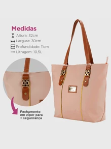 Women Tote Bags - Beige - View 1