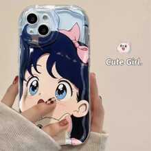 Anime Cartoon Wütendes Mädchen Handyhülle Kompatibel Mit Iphone 14 Promax 13 12 Pro Max 11 Xr Xs Max Frauen Cute, Schützende Soft-cover