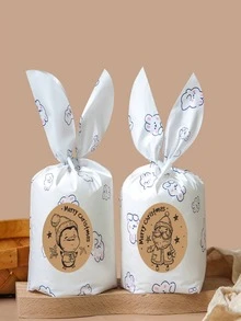 TYFYO 500 张 1 英寸圣诞主题密封标签贴纸适用于 DIY 礼品烘焙包装信封圣诞贺卡装饰，圣诞节 - 棕色 - 查看 5