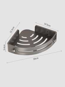 Gun Gray Bathroom Storage Tripod Single Layer - Grey - View 9