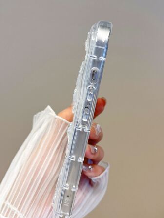 1 st. resin holografiskt 3D-fjärilsskal, stötsäkert och transparent, kompatibelt med 17 Pro Max/17/17 Pro/17 Air/16 Pro Max/16/16 Pro/16 Plus/15/15 Pro Max/15 Pro/15plus/11/11Pro/11ProMax/12/13/14 Pro/11Pro/12Pro/12ProMax/13 Pro/13 Max/13 Pro/14 Pro14 May/14plus/12 Mini/13 Mini/Galaxy S25/S24/Galaxy S25+/Galaxy S24/S25 Ultra, kreativ design