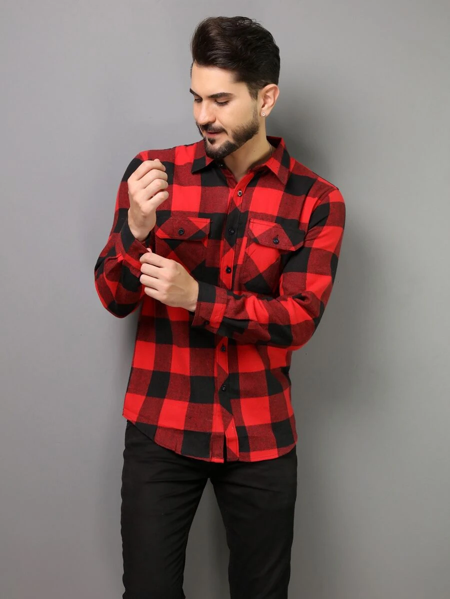 Men Shirts - Đỏ - Xem 1