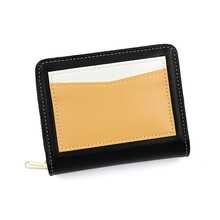 女式短錢包拉鍊按扣錢包包帶信用卡口袋時尚復古女零錢包錢袋迷你錢包錢包