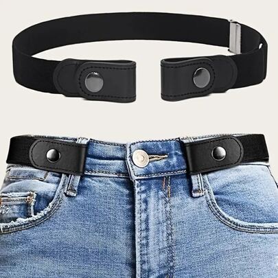 1pc Women's Elastic Invisible Waist Belt, Versatile Elastic Seamless Invisible Waistband