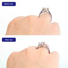 8pcs Ring Size Adjuster Reducer Resizer And Ring Guard With Jewelry Polishing Cloth