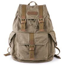 Mochilas Fashion para Hombre Liso - Verde militar - Ver 1