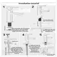 1pc Stainless Steel Body Kitchen Sink Faucet With Hot & Cold Water - Silver - View 7