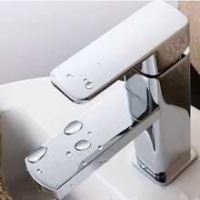 1pc Stainless Steel Body Kitchen Sink Faucet With Hot & Cold Water - Silver - View 4