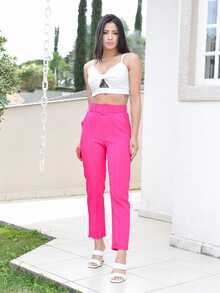 Women Pants - Màu Hồng Tươi - Xem 1