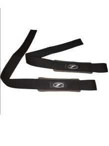 Straps lifting gym correas levantamiento de pesas crossfit fitness - Negro - Ver 3