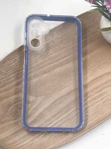 Capa De Celular 360 PC + TPU Transparente Borda Anti impacto Proteção da Camera do aparelho - Azul - Visão 1