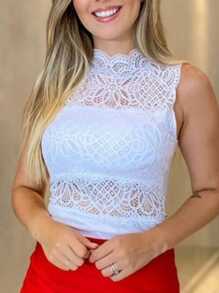 Women Bodysuits - 白色 - 查看 1