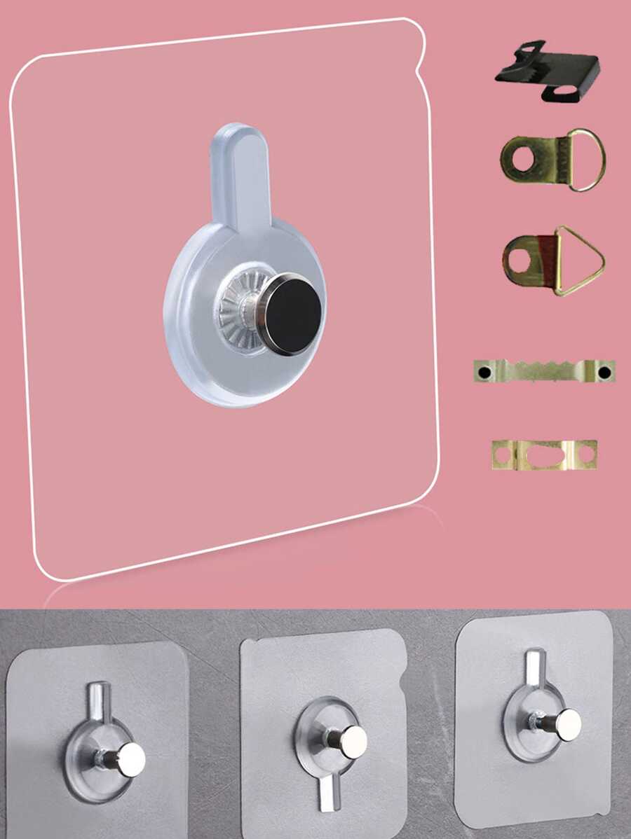 5件挂画神器，无需钻孔，强力粘合剂，墙壁，婚礼照片，特殊隐形螺丝，相框，无痕，钉钩