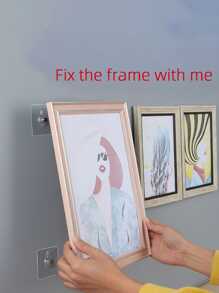 5件挂画神器，无需钻孔，强力粘合剂，墙壁，婚礼照片，特殊隐形螺丝，相框，无痕，钉钩