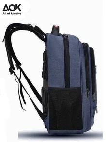 Men Functional Backpacks - 藏蓝色 - 查看 3