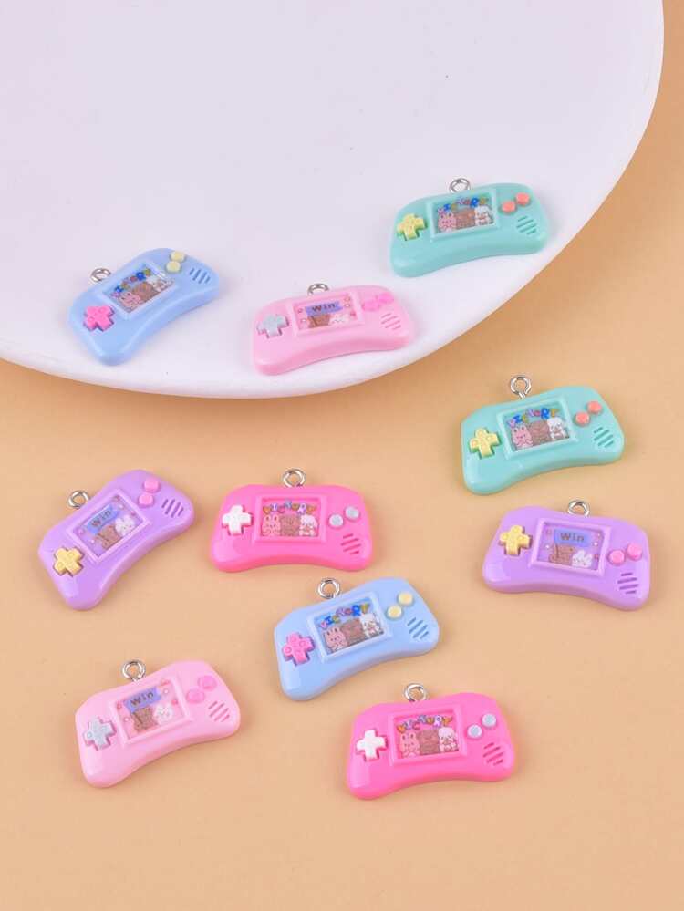 10pcs/Set Game Machine Resin Charms Pendant For DIY Birthday Gift Holiday Jewelry Making