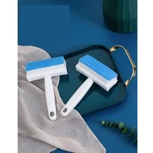 1 cái Chổi lau gạch nhà tắm Cửa sổ nhà Kính Gương tường với miếng bọt biển Lau Chổi lau kính hai mặt - trắng - Xem 6