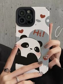 Cartoon Panda Pattern Phone Case
