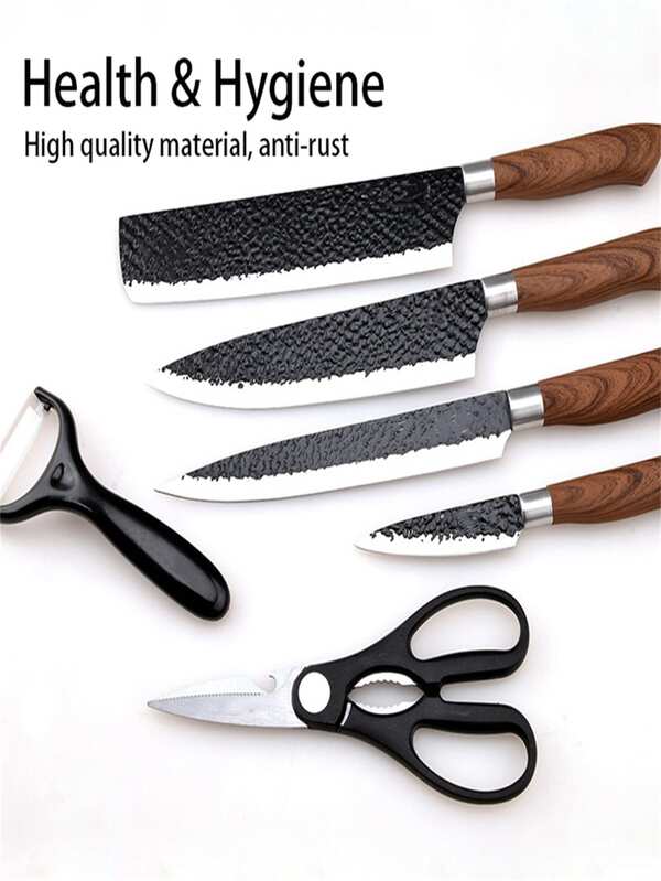 Kitchen Knives Set chef knives 6 sets Stainless Steel Kitchen