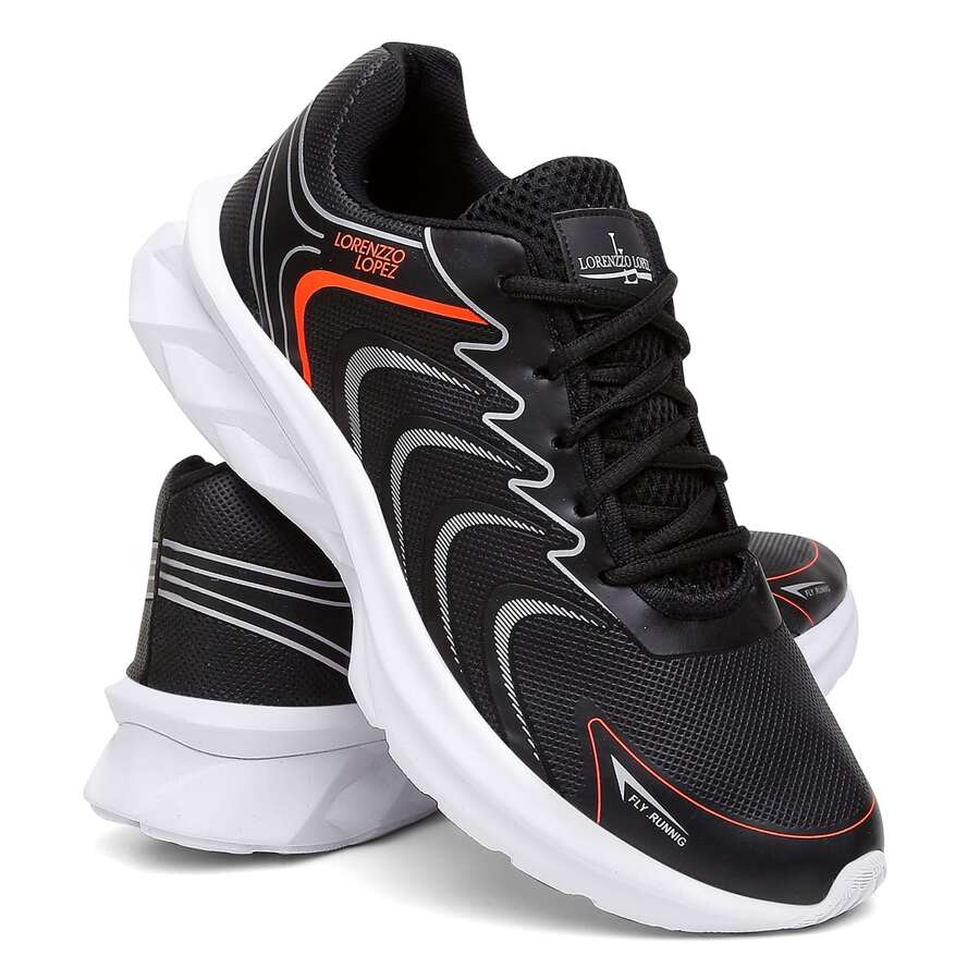Men Sneakers - Orange - View 1