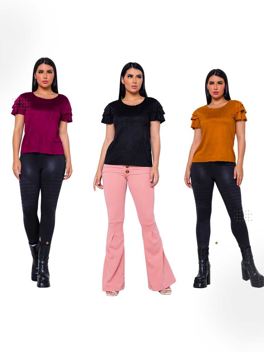 Women T-Shirts - Black - View 1