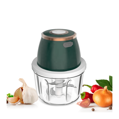 Feizsmile Powerful 304 Stainless Steel Portable Electric Food Chopper & Processor - Plastic 350ml Mini Usb Wireless Handheld Garlic Slicer For Vegetables & Meat