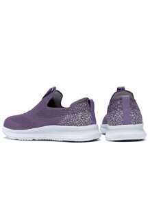 Ladies' Slip-resistant Fashionable Outdoor Sneakers - Purple - View 4