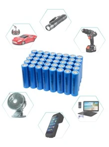 20pcs Rechargeable Battery 18650 Horn Lamp Fan - Multicolor - View 1