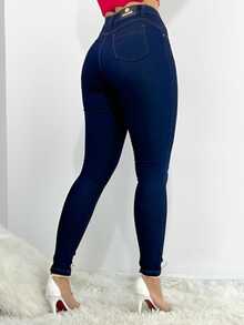 Women Pants - Màu xanh lam - Xem 2