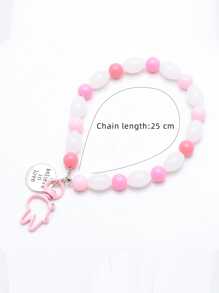 Pink Keychain - Pink - View 3