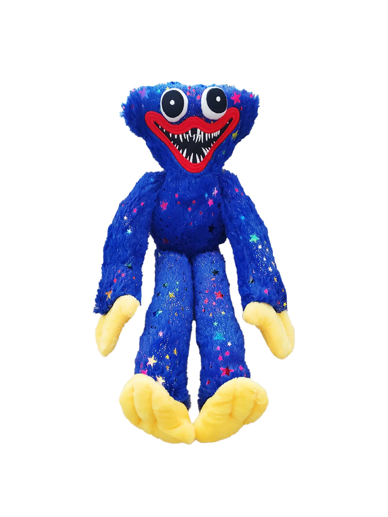 Peluche Huggy Wuggy Azul Brillitos 40 Cm Calidad Premium - Azul - Ver 1