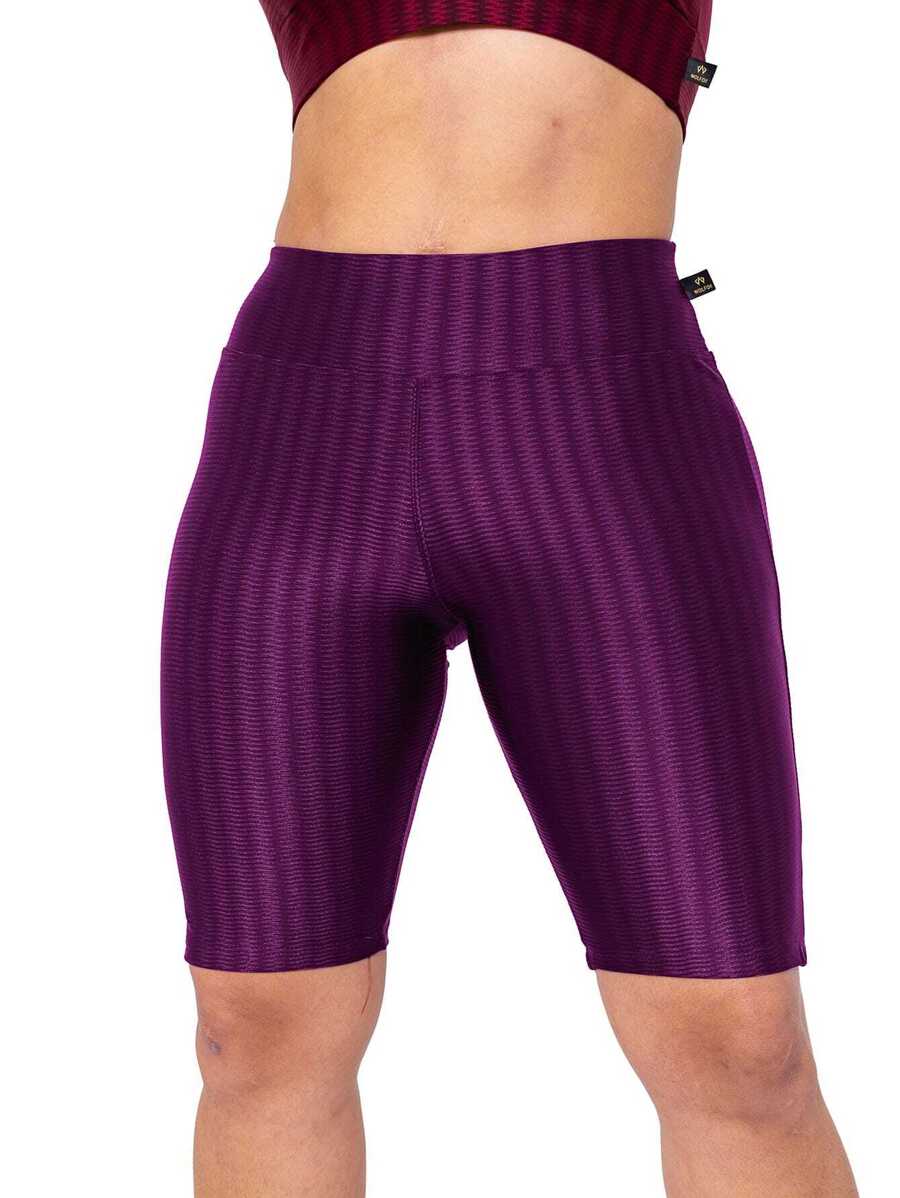 Women Sports Shorts - Morado - Ver 1