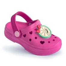 Kids Flat Sandals - 玫紅色 - 查看 3