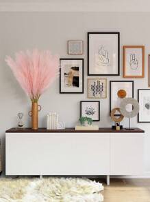 10 cái/20 cái- Sậy nhân tạo cao 55cm/21,65in Cây cỏ Pampas giả cành cây để cắm bình hoa trên sàn, hoàn hảo cho trang trí nhà bếp theo phong cách Bohemia, trang trí phòng và tiệc cưới/tiệc, trang trí ngày lễ tình nhân (màu hồng), cây giả, trang trí mùa thu, phòng, bàn làm việc, trang trí sân vườn, đồ trang trí phòng, ngày lễ tình nhân, quà tặng sinh nhật tốt nghiệp, trang trí mùa thu, mùa thu - Hồng - Xem 7