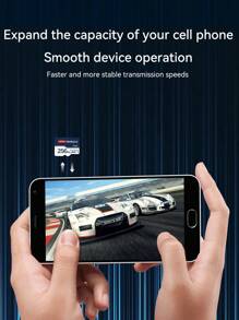 Lenovo 512G 記憶卡 64GB 128GB 256GB U3 Mini SD 卡 Class 10 TF 快閃卡 Micro TF SD 卡 手機記憶卡 PC 耳機揚聲器 高畫質相機 PSP SD 轉接器 - 藍白色 - 查看 9