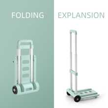 Portable And Foldable Express Delivery Cart - two rounds - View 1