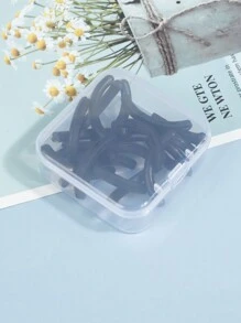 20片装睫毛夹替换条，硅胶睫毛夹替换垫，带盒，适用于睫毛卷翘，化妆品，价格实惠，可用于房间装饰、梳妆台、旅行、卧室、化妆配件、睫毛夹、圣诞礼物、化妆品、化妆工具、便宜货、礼品、女士礼品、圣诞礼物、赠品、旅行、便宜货、旅行必备品 - 黑色 - 查看 4