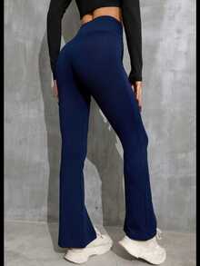 Leggins pierna ancha - Azul Marino - Ver 2