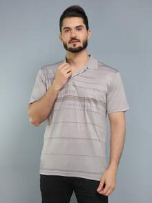 Men Polo Shirts - Màu Xám nhạt - Xem 3