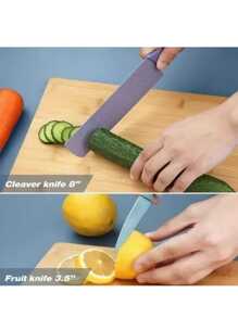 Juego de 6 cuchillos de cocina, oferta del - Multicolor - Ver 5