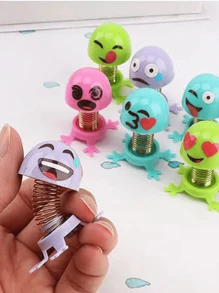 4 piezas/8 piezas/12 piezas Figuras de cabezones  al azar, favores de fiesta de Navidad, juguetes para fiestas, excelente regalo para fiestas, bodas y obsequios - Multicolor - Ver 4