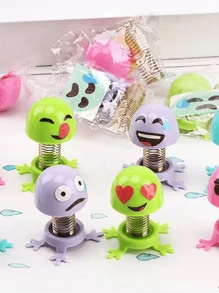 4 piezas/8 piezas/12 piezas Figuras de cabezones  al azar, favores de fiesta de Navidad, juguetes para fiestas, excelente regalo para fiestas, bodas y obsequios - Multicolor - Ver 5