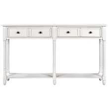 Nestfair Console Table with Drawers and Shelf