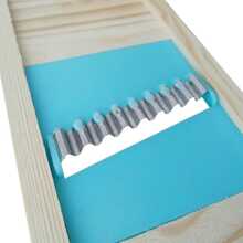 1入組多功能不銹鋼薯片切割機，蔬菜水果工具，廚房用品，切割機，食品，沙拉，裝飾，儲存，聚會，生日。 - 藍色 - 查看 3