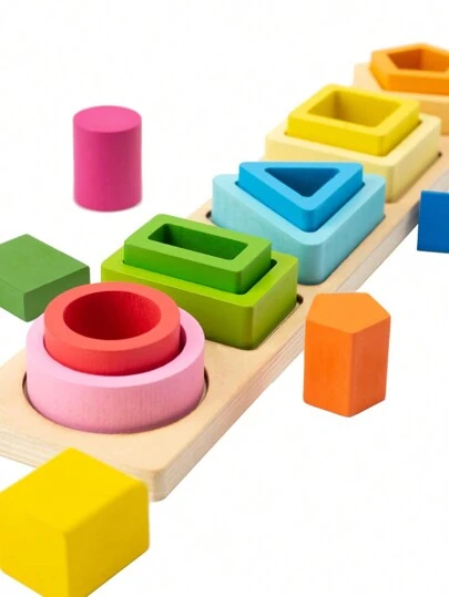 1 件木制分类和堆叠玩具，教育形状颜色分类器木制玩具，游戏，游戏，颜色分类玩具，分类游戏，分类